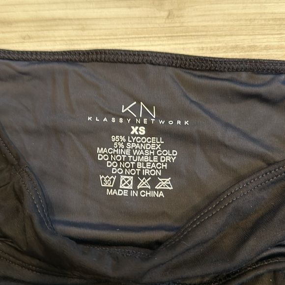 Klassy Network Off the Shoulder Peek-a-Boo shirt (NWT) - Picture 6 of 7